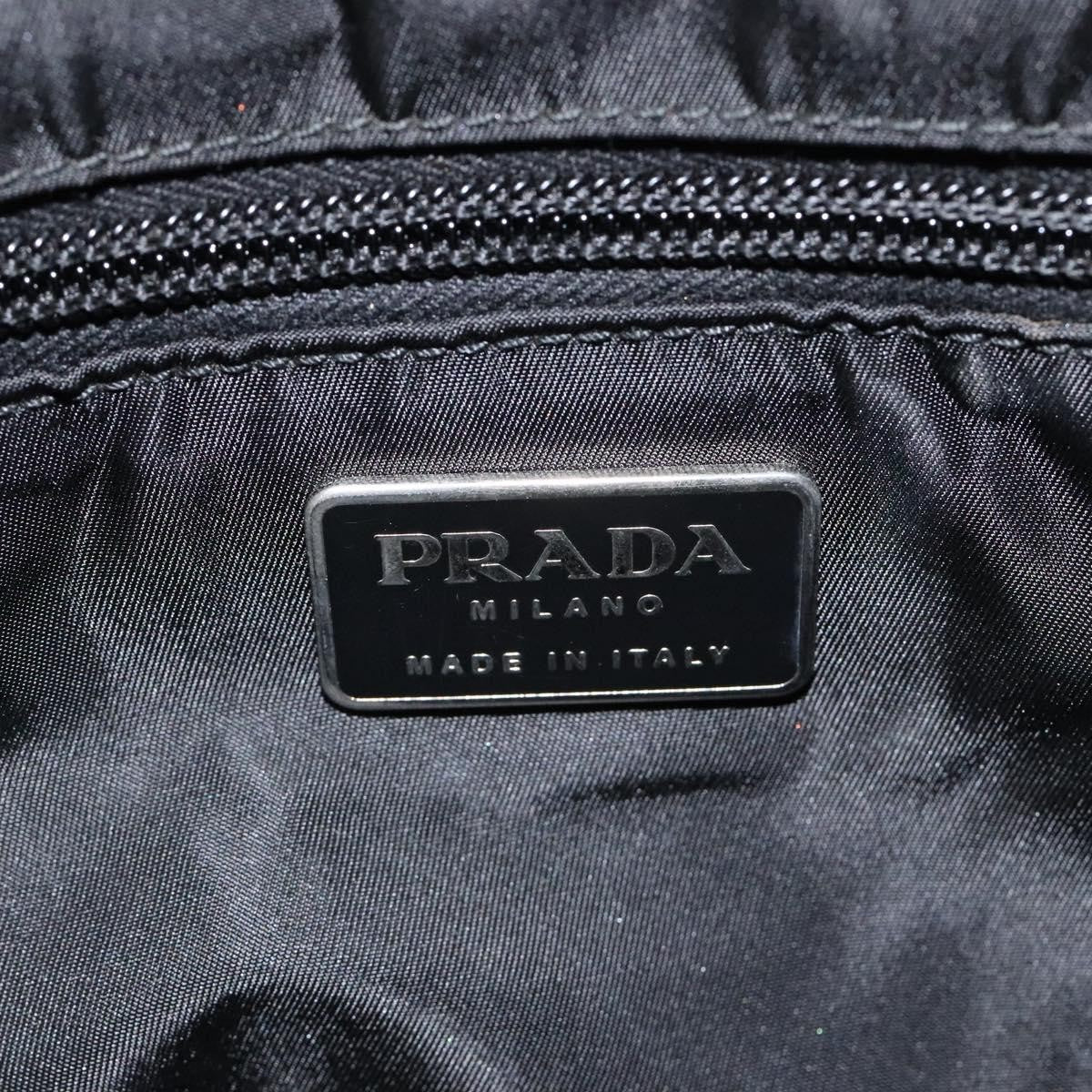 Prada Resin Handle Tote Tessuto