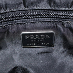Prada Resin Handle Tote Tessuto