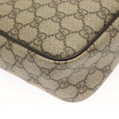 Gucci Front Zip Messenger GG Coated Canvas