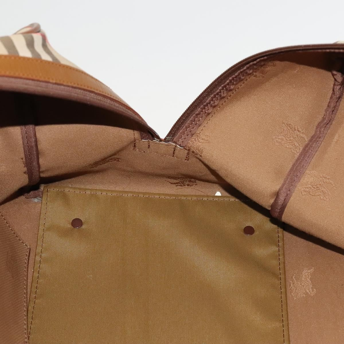 Burberry Vintage Duffle Bag Horseferry Check Canvas