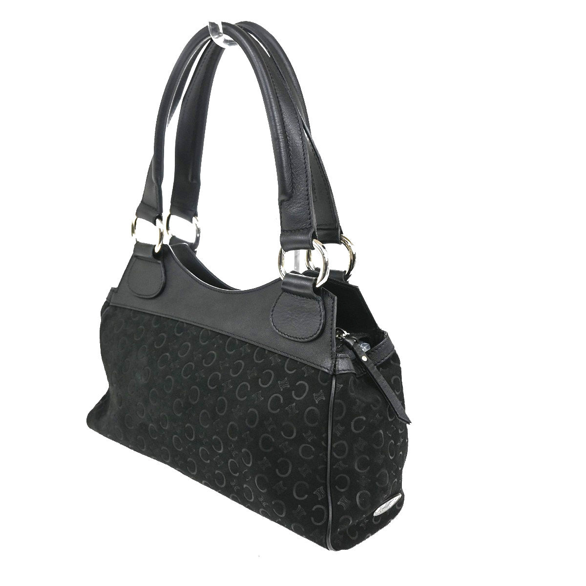 Celine C Macadam Handbag Suede