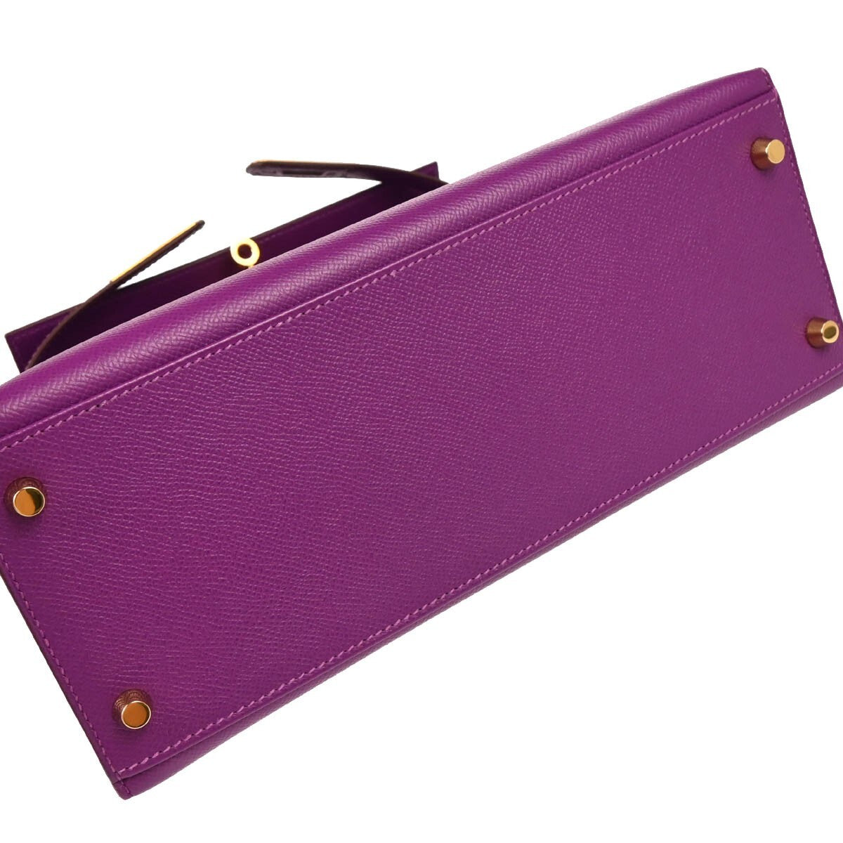 Hermes Kelly Anemone Epsom