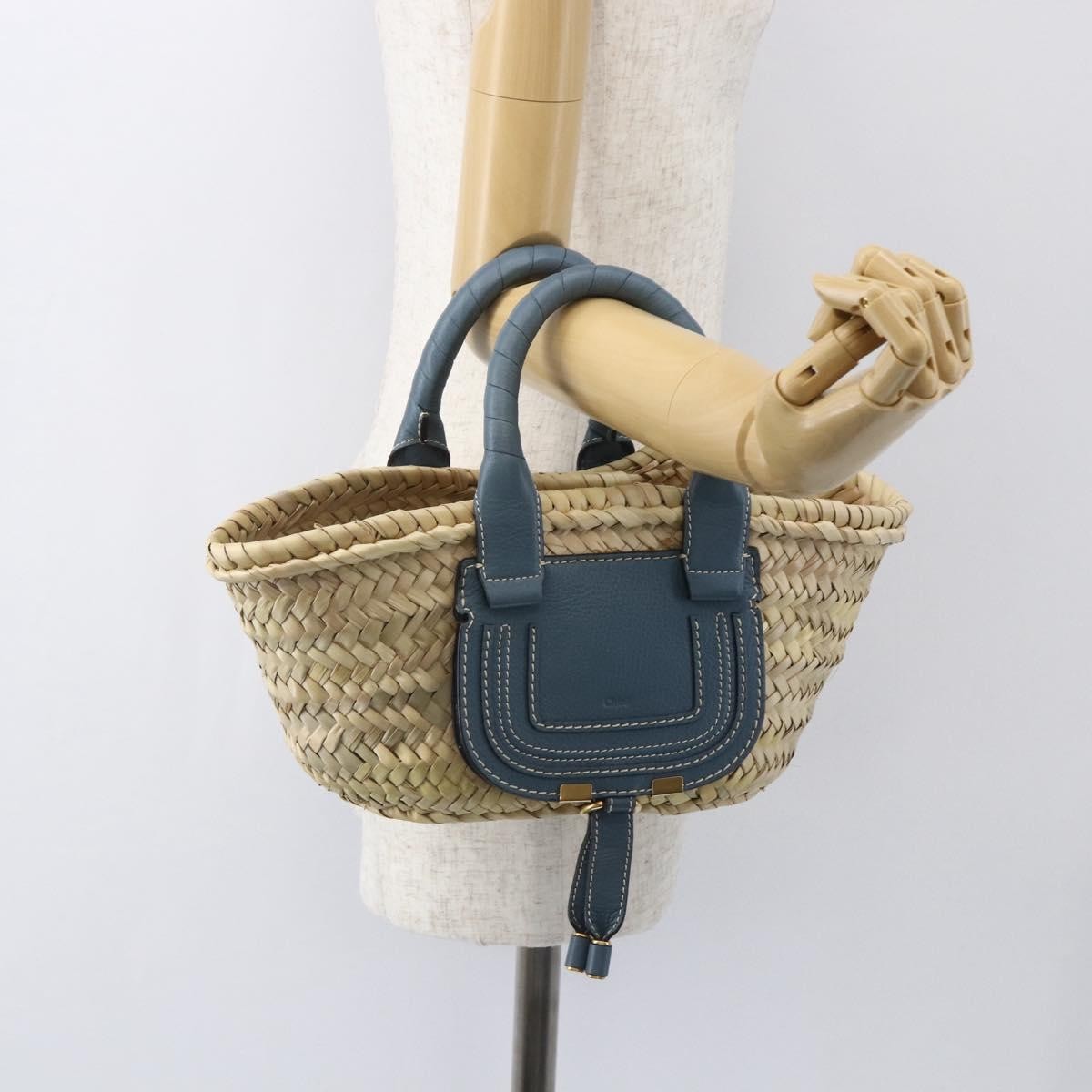 Chloe Marcie Basket Bag Raffia