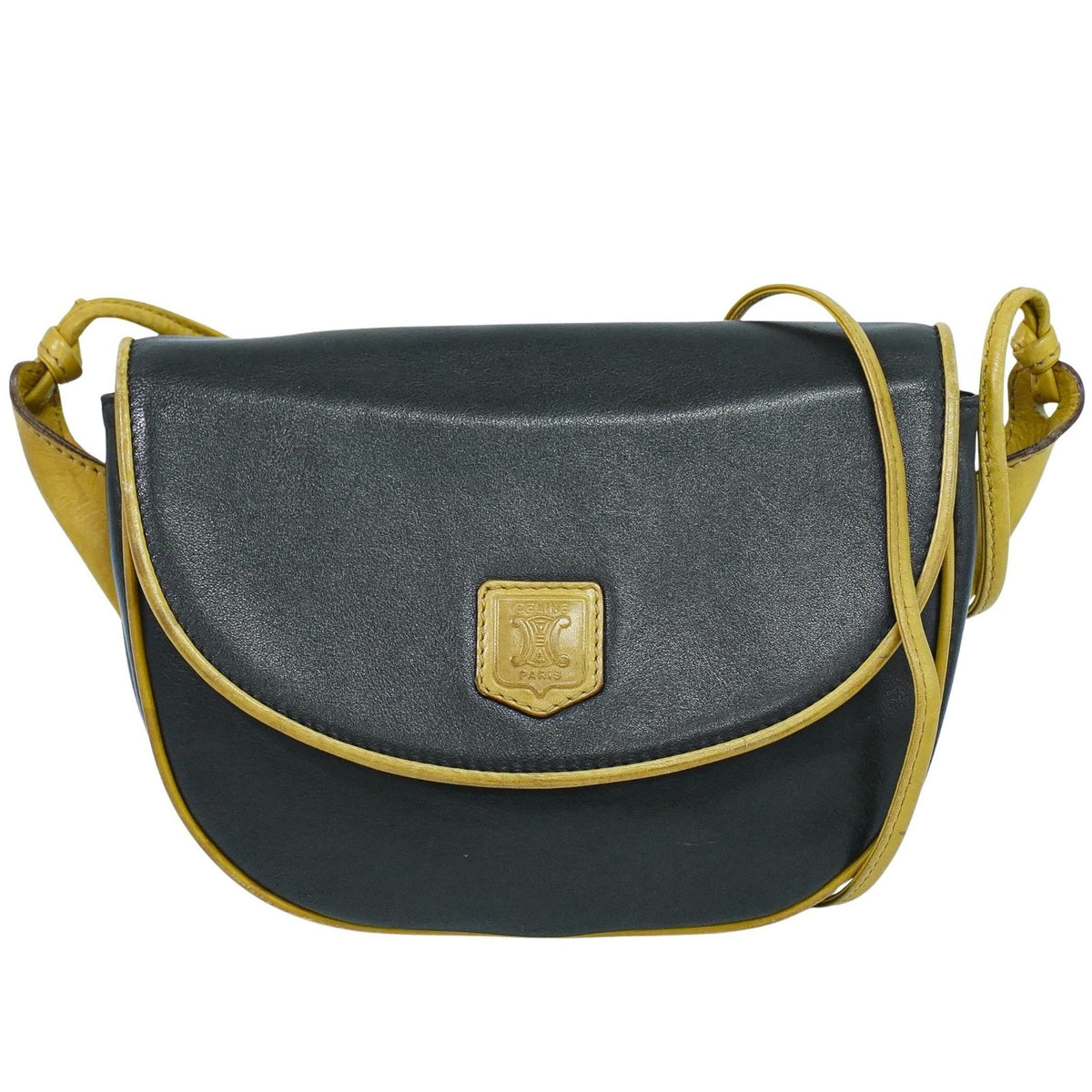 Celine Vintage Shoulder Bag Leather