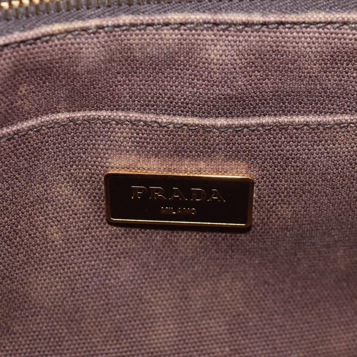 Prada Canapa Open Tote Canvas