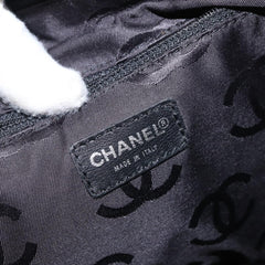 Chanel Boston Zip Tote Quilted Canvas