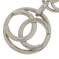 Chanel Vintage Round CC Drop Clip-On Earrings Metal