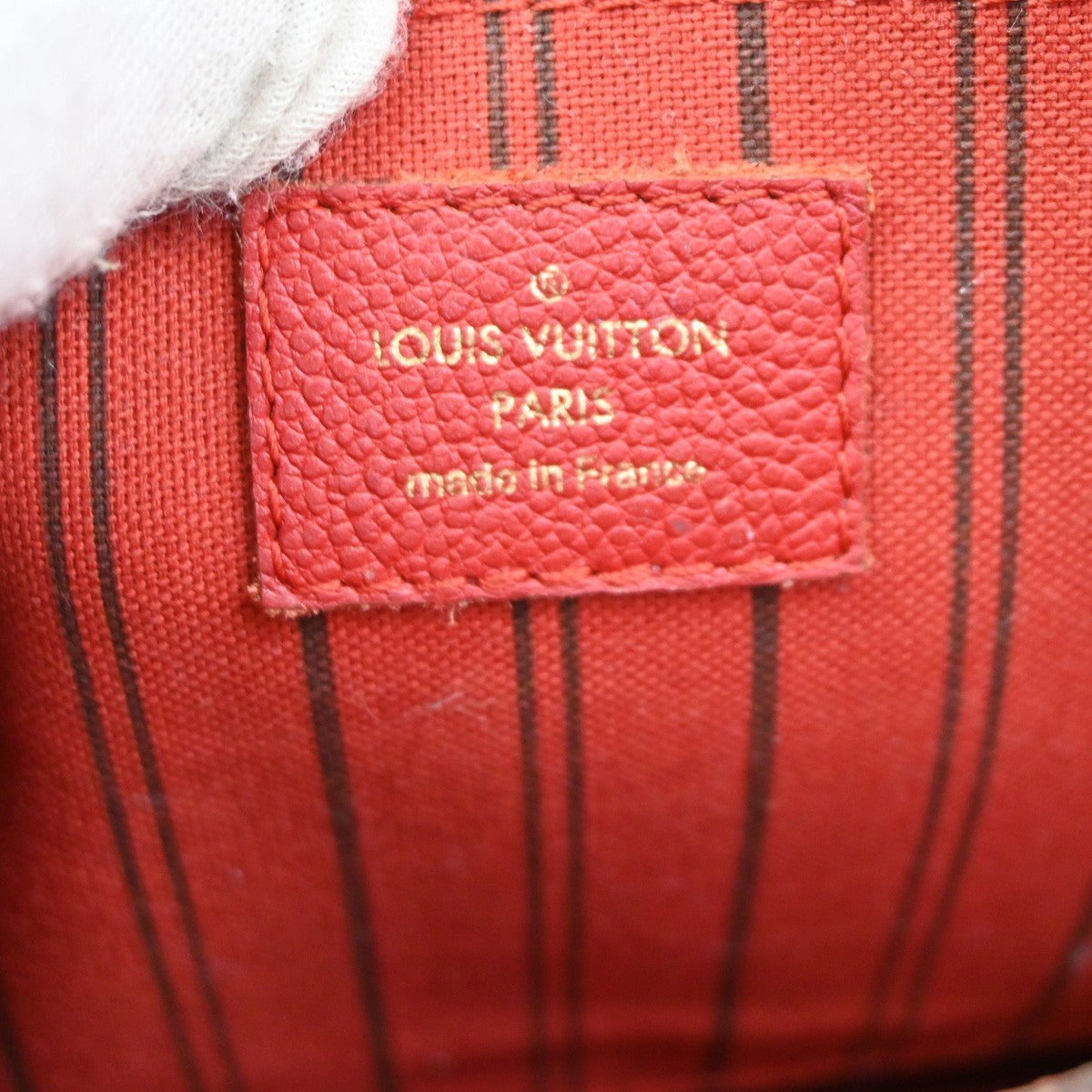 Louis Vuitton Montaigne Handbag Monogram Empreinte Leather