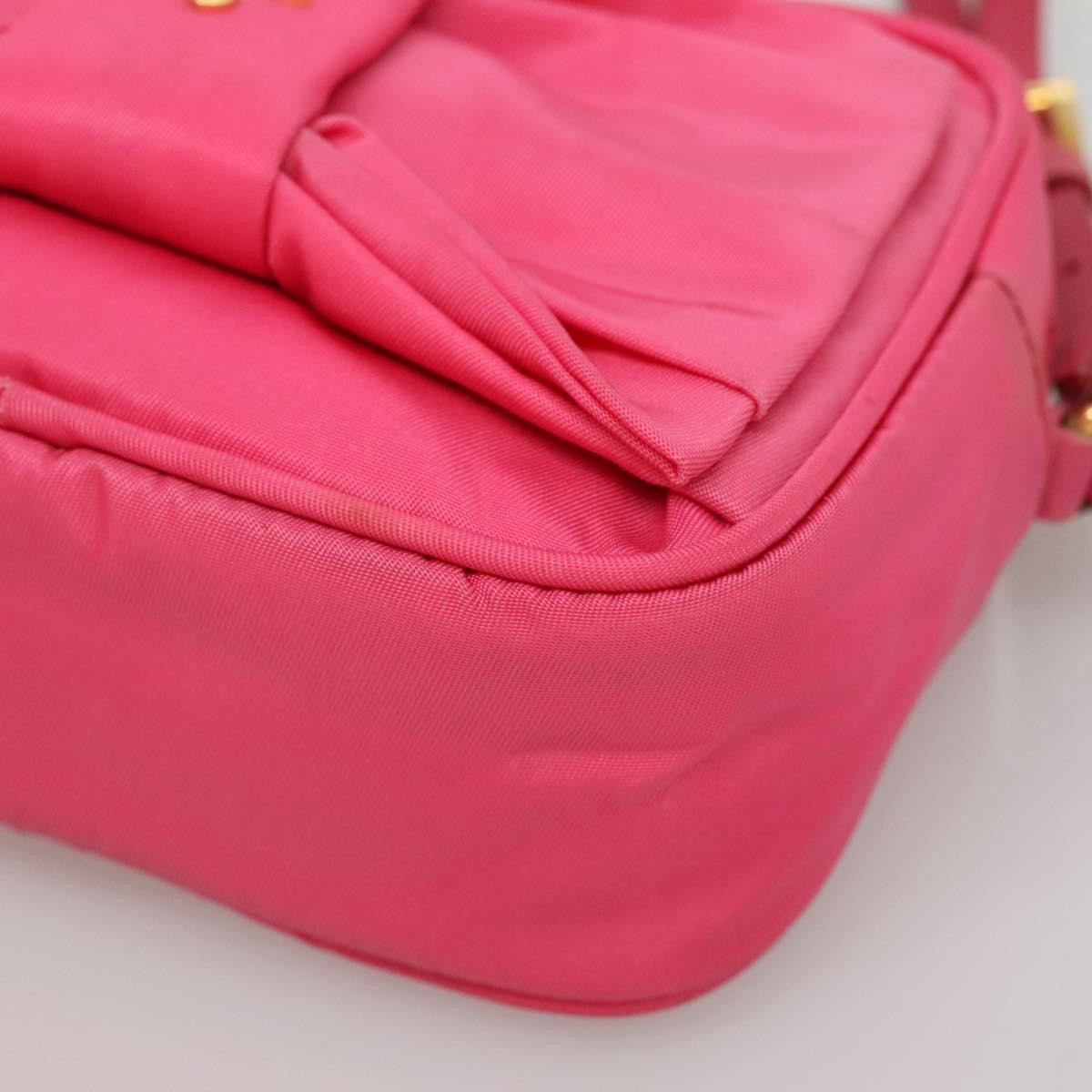 Prada Bow Camera Crossbody Bag Tessuto