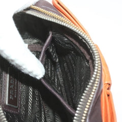 Prada Bow Camera shoulder Bag Leather