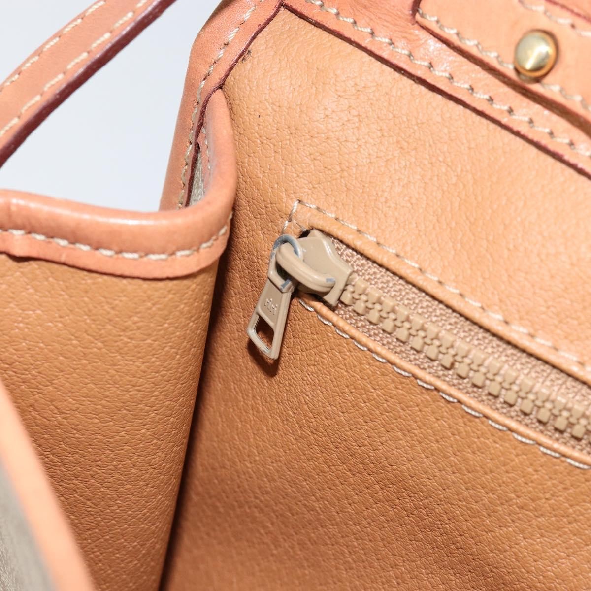 Celine Vintage Macadam Shoulder Bag Canvas