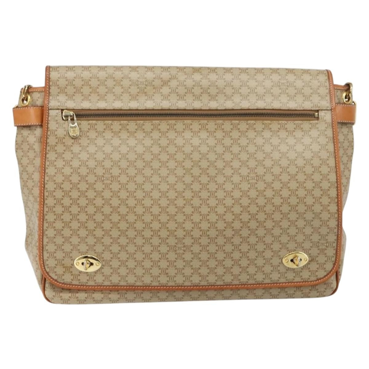 Celine Macadam Shoulder Bag PVC Leather