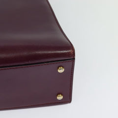 Celine Circle Logo Handbag Leather