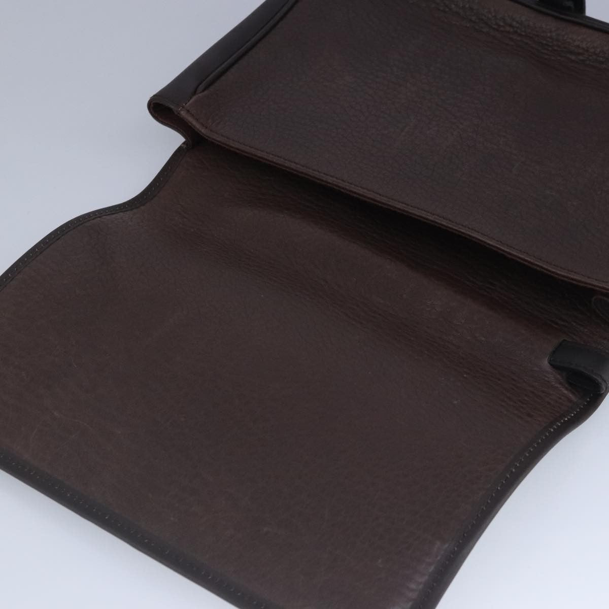 Salvatore Ferragamo Gancini Pouch Leather