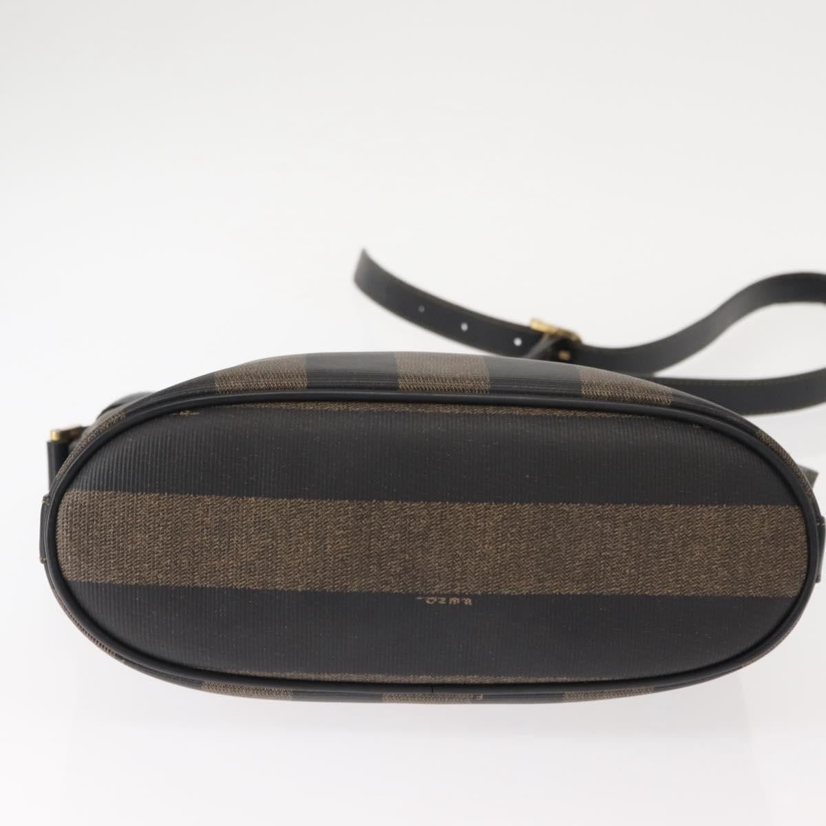 Fendi Pequin Shoulder Bag Canvas