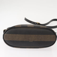 Fendi Pequin Shoulder Bag Canvas
