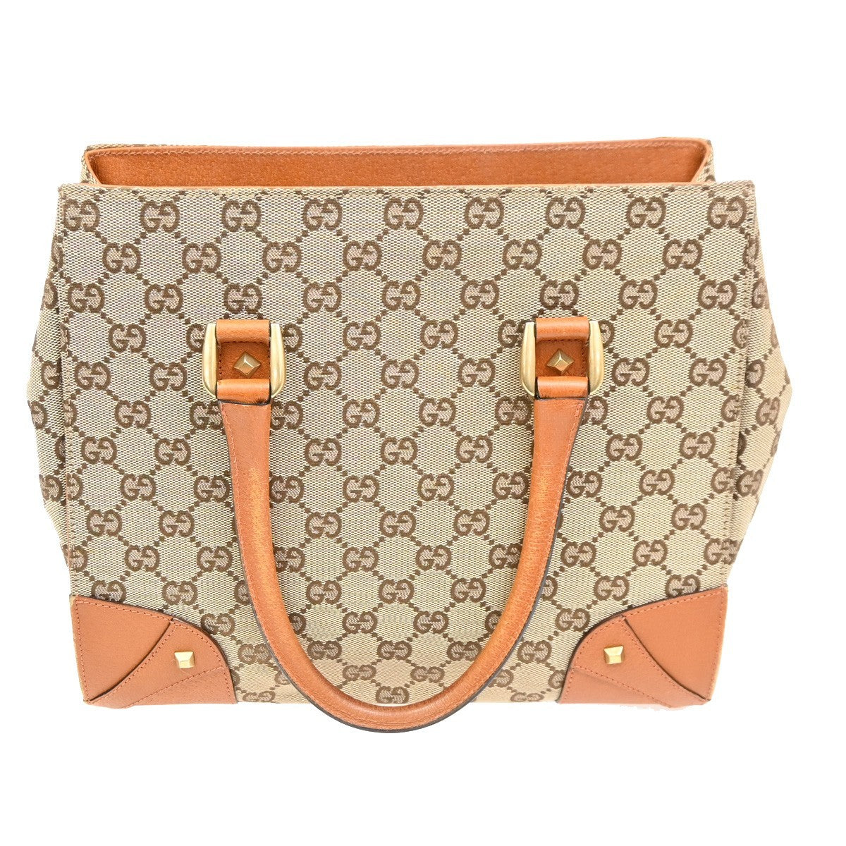 Gucci Nailhead Tote GG Canvas
