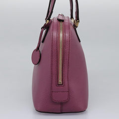 Gucci Lady Dollar Dome Satchel Leather