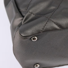 Chanel Biarritz Tote Quilted Coated Canvas