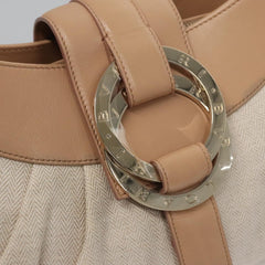 Bvlgari Chandra Hobo Canvas and Leather