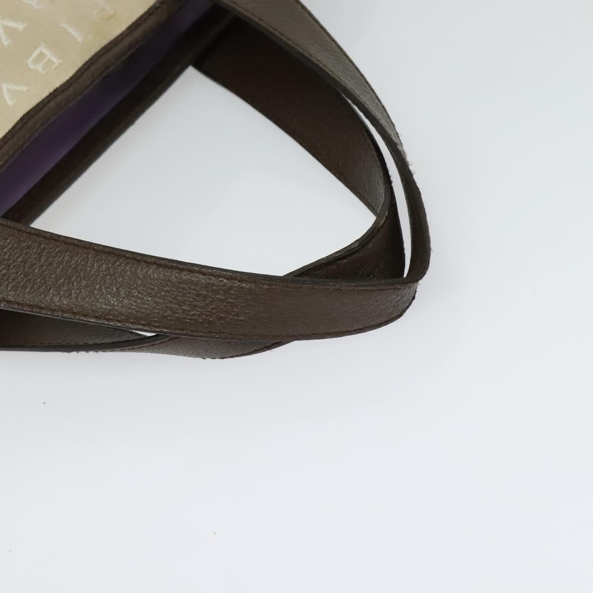 Bvlgari B.Zero1 Logomania Bag Canvas with Leather