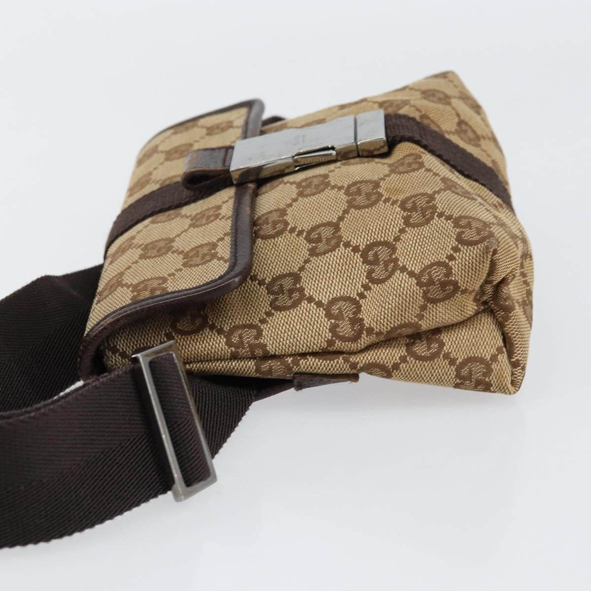 Gucci Buckle Belt Bag GG Canvas
