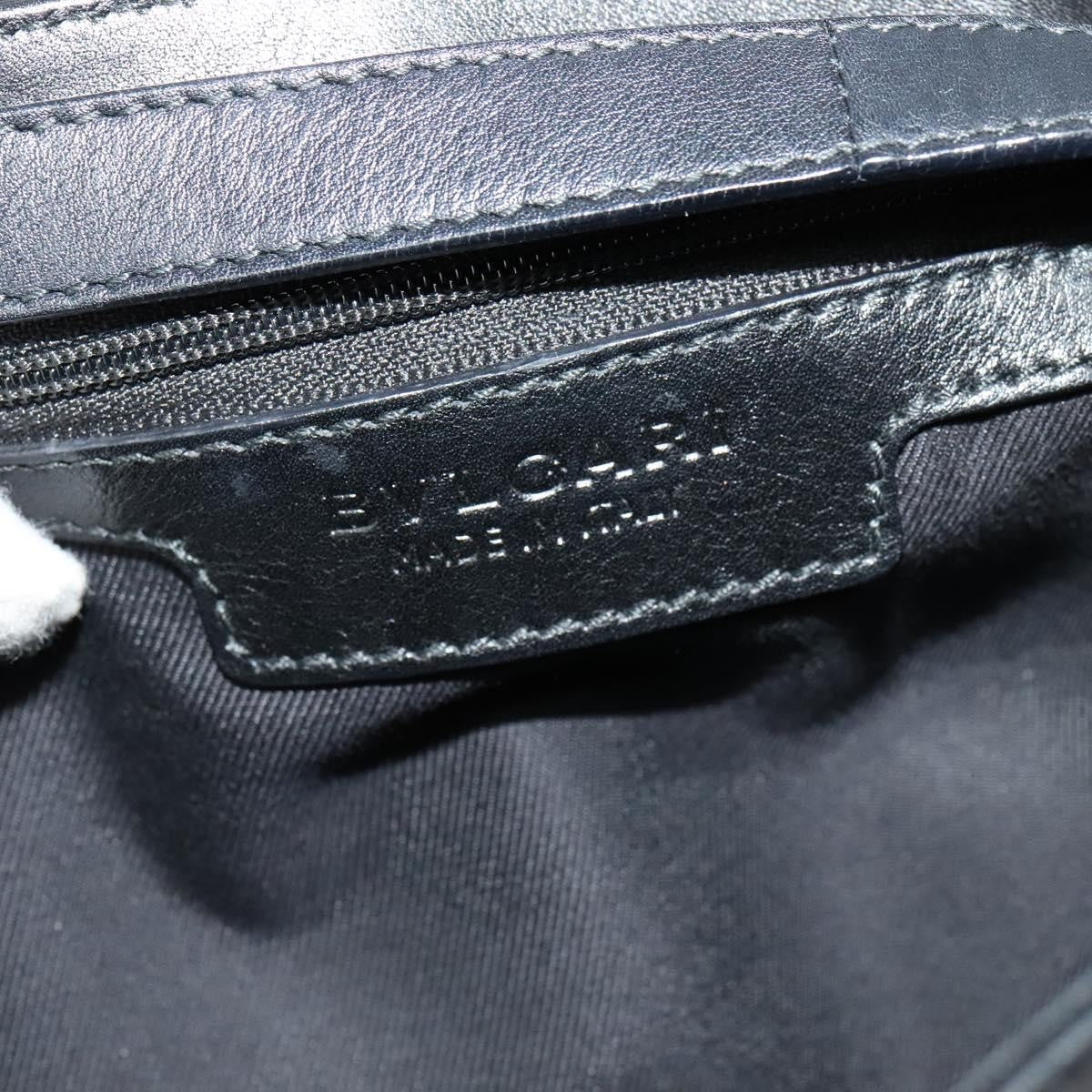 Bvlgari Chandra Flap Shoulder Bag Leather