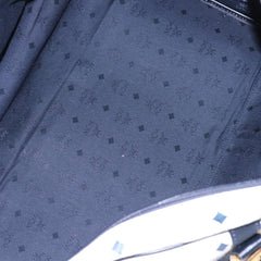 MCM Visetos Handbag Canvas and Leather