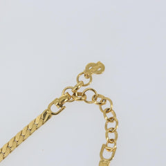 Christian Dior CD Logo necklace Metal