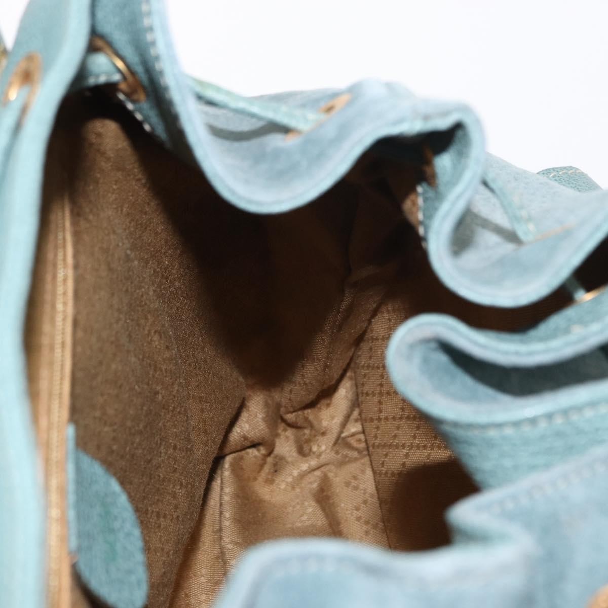 Gucci Vintage Bamboo Backpack Suede