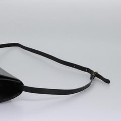 Celine Vintage Circle Logo Crossbody Bag Leather