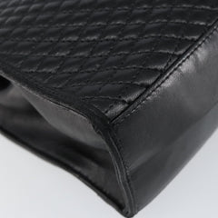 Bally Vintage Flap Handbag Quilted Leather