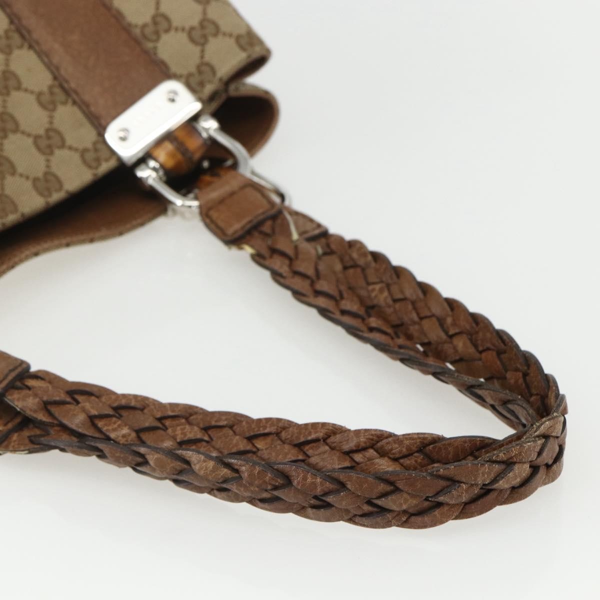 Gucci Bamboo Bar Tote GG Canvas