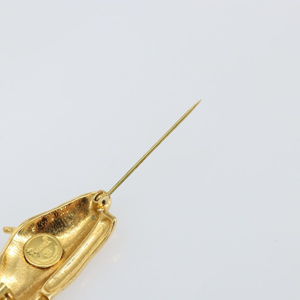 Chanel Beret Hat Brooch Gold Plated