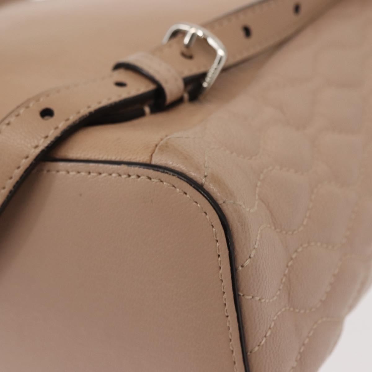 Bally Vintage Backpack Quilted Leather