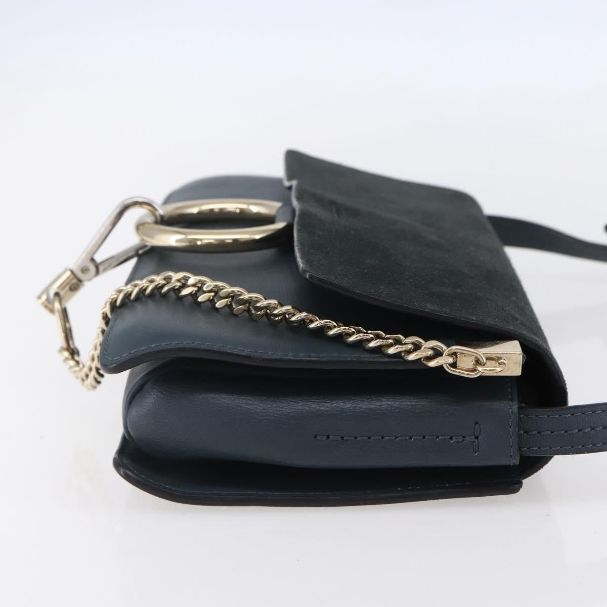 Chloe Faye Shoulder Bag Leather and Suede
