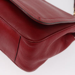 Salvatore Ferragamo Gancini Shoulder Bag Leather