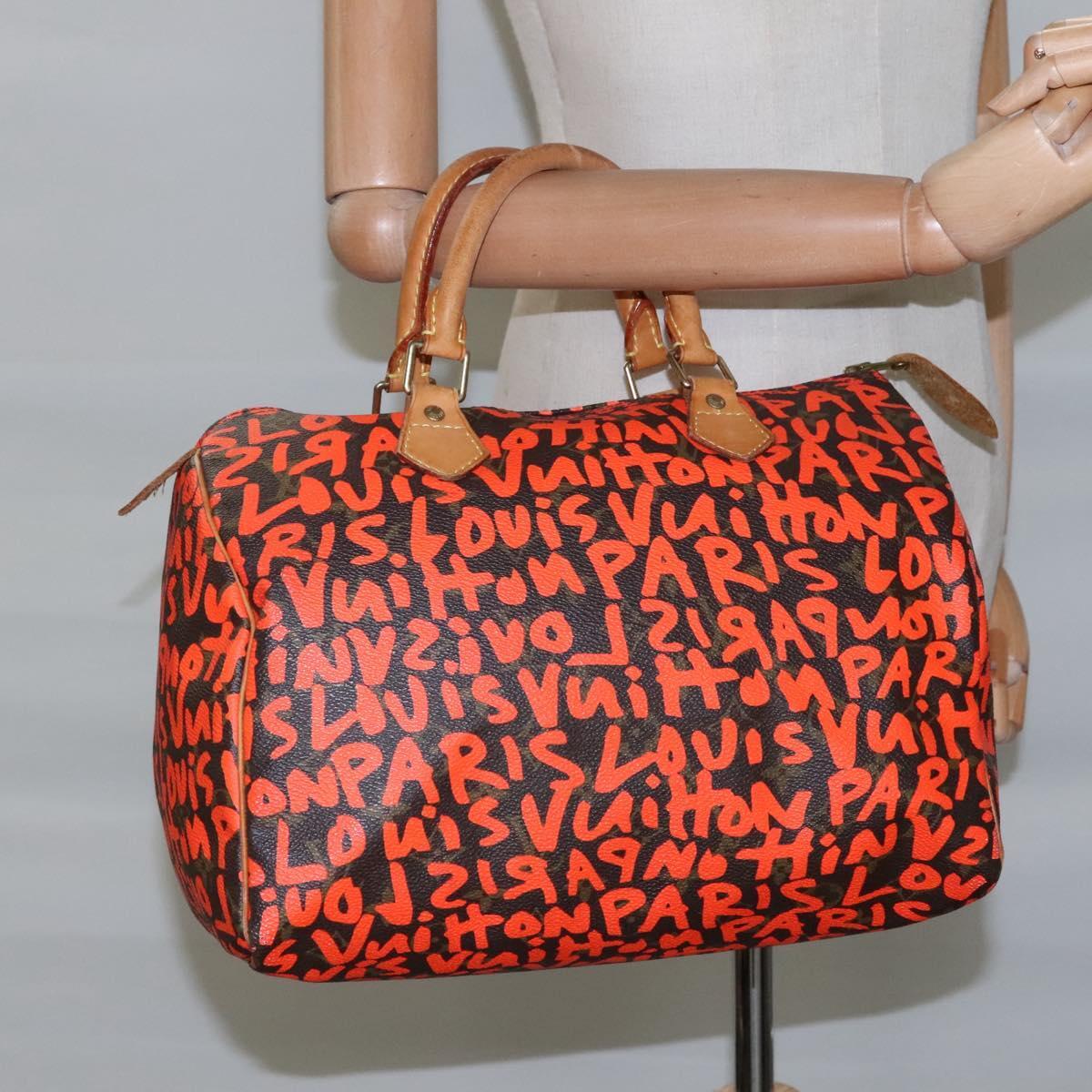 Louis Vuitton Speedy Handbag Limited Edition Monogram Graffiti
