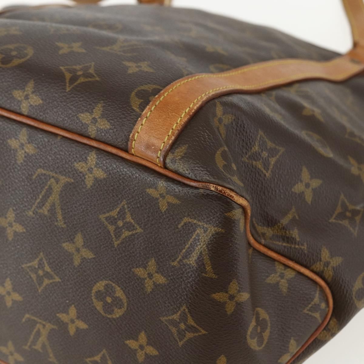 Louis Vuitton Shopping Sac Handbag Monogram Canvas