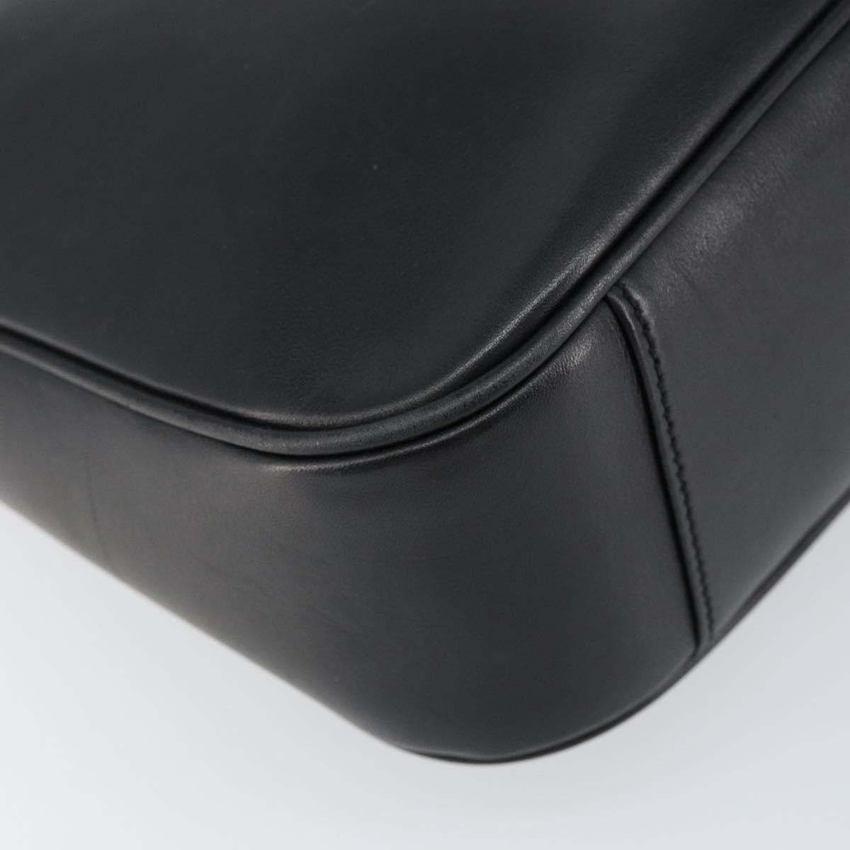 Gucci Vintage Bamboo Handle Open Hobo Leather