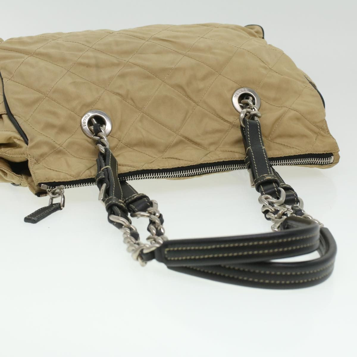 Prada Chain Shoulder Bag Tessuto