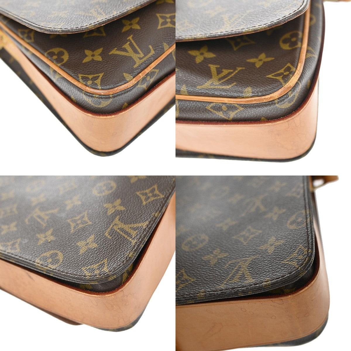 Louis Vuitton Cartouchiere Handbag Monogram Canvas