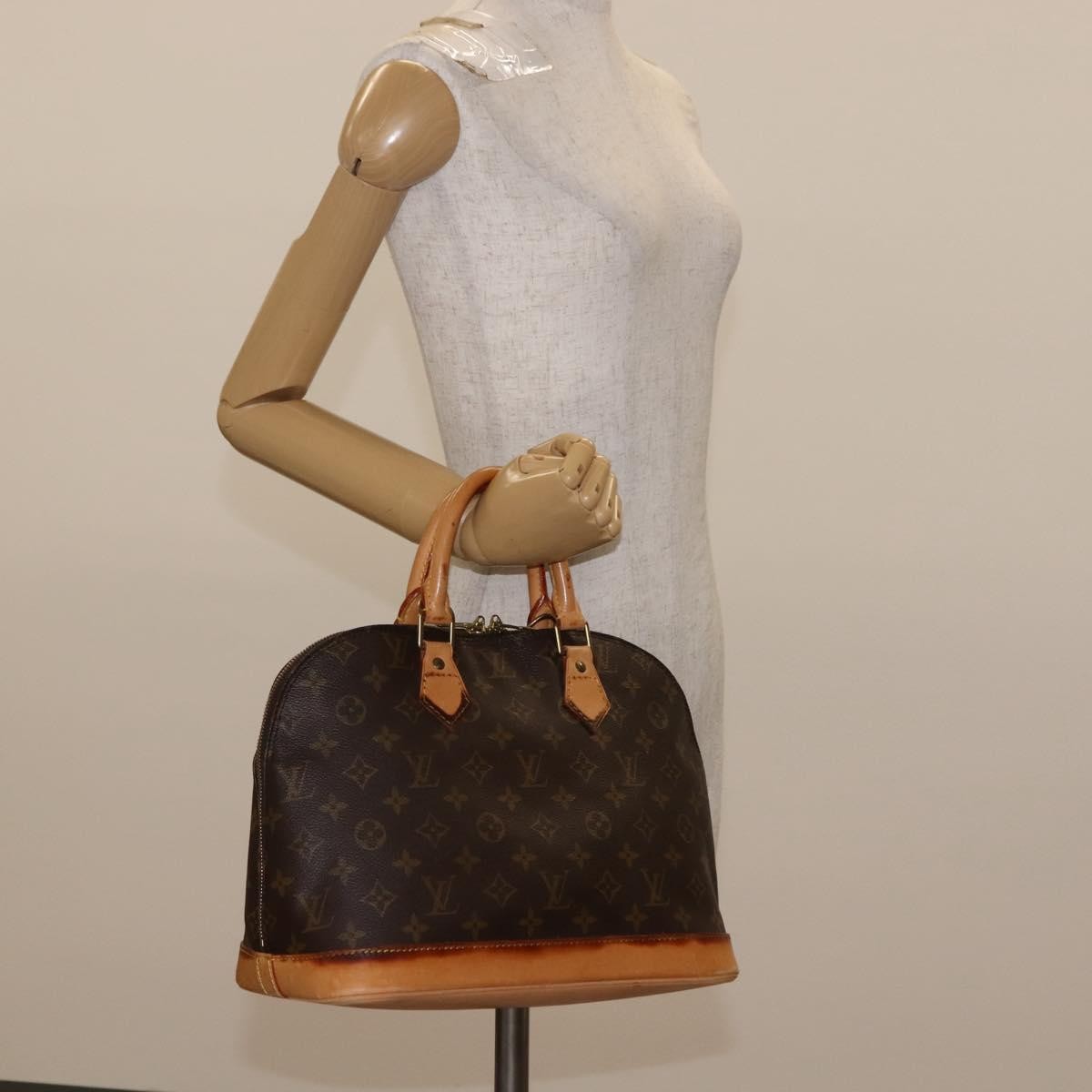 Louis Vuitton Alma Handbag Monogram Canvas