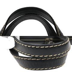 Chanel Surpique Zip Around Satchel Quilted Leather