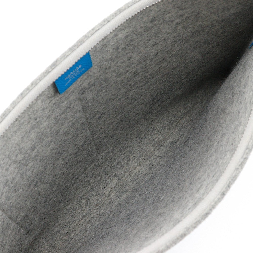 Hermes Toodoo Pouch Leather and Wool