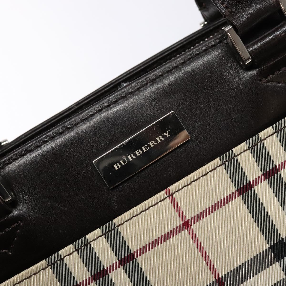 Burberry Nova Check Tote Canvas and Leather