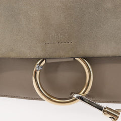 Chloe Faye Shoulder Bag Leather and Suede