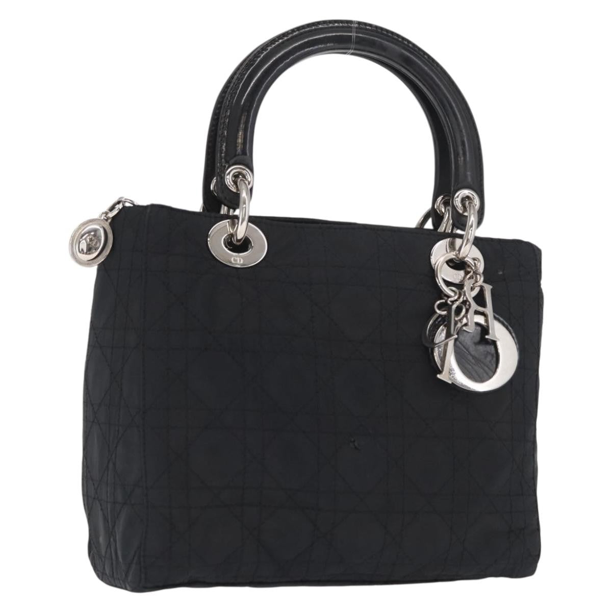 Christian Dior Lady Dior Bag Cannage Quilt Nylon