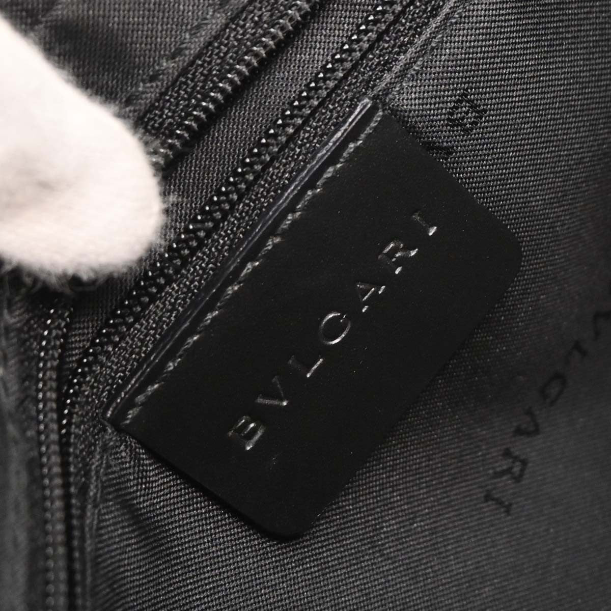 Bvlgari B.Zero1 Logomania Bag Canvas with Leather