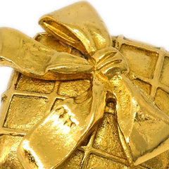 Chanel CC Rhombus Clip-On Earrings Metal